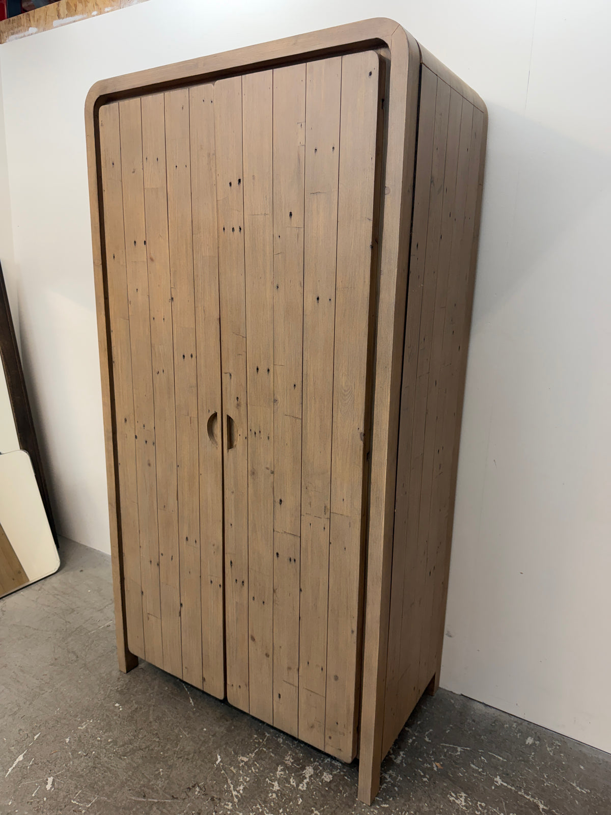 PGT Reclaimed Pine Two-Door Armoire Cabinet #2572