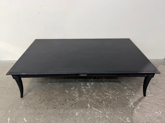 Restoration Hardware Black Metal Coffee Table #2575