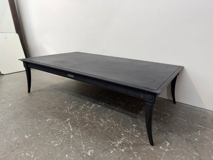 Restoration Hardware Black Metal Coffee Table #2575