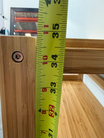 Set of 3 Stackable Bamboo Shelf Units #2588