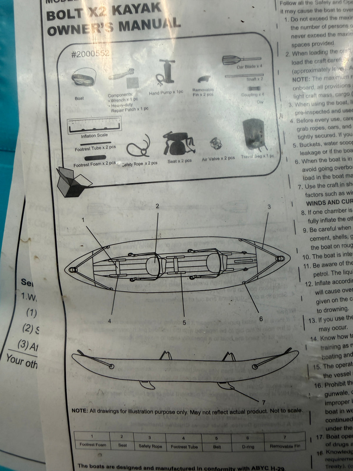 Bolt X2 Two-Person Inflatable Kayak Set #2597