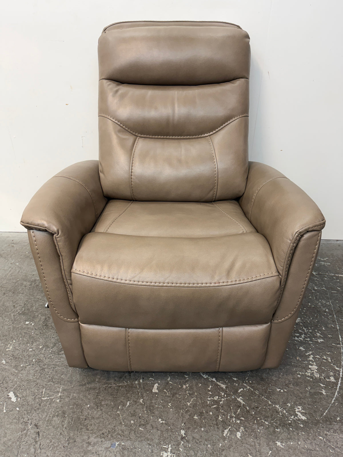 Parker House Taupe Upholstered Manual Recliner #2603