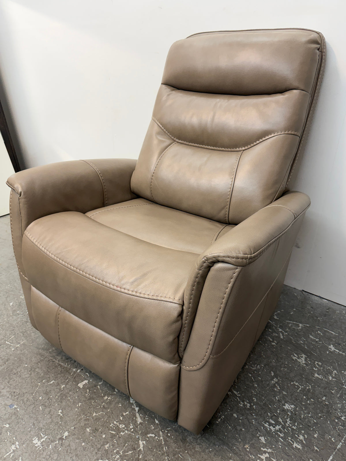 Parker House Taupe Upholstered Manual Recliner #2603