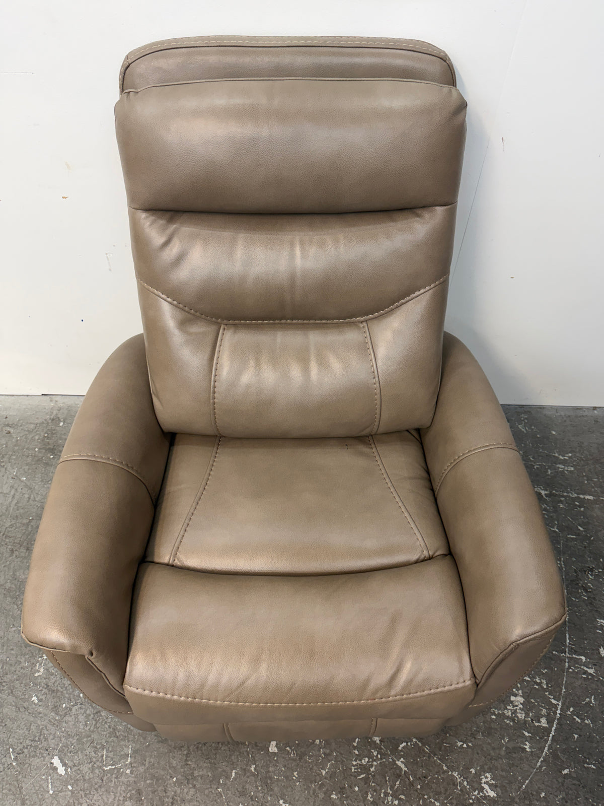 Parker House Taupe Upholstered Manual Recliner #2603