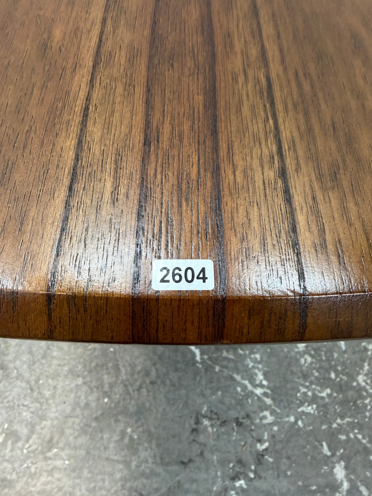 Walnut Finish Chairside End Table with Power Outlets #2604