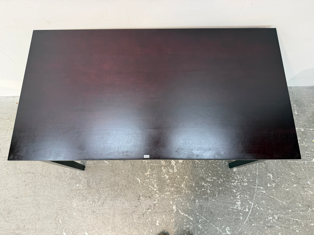 Espresso Rectangular Table or Writing Desk #2605