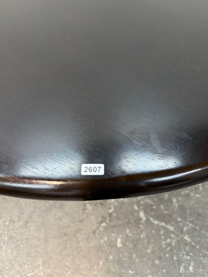 Espresso Round Pedestal Dining Table #2607
