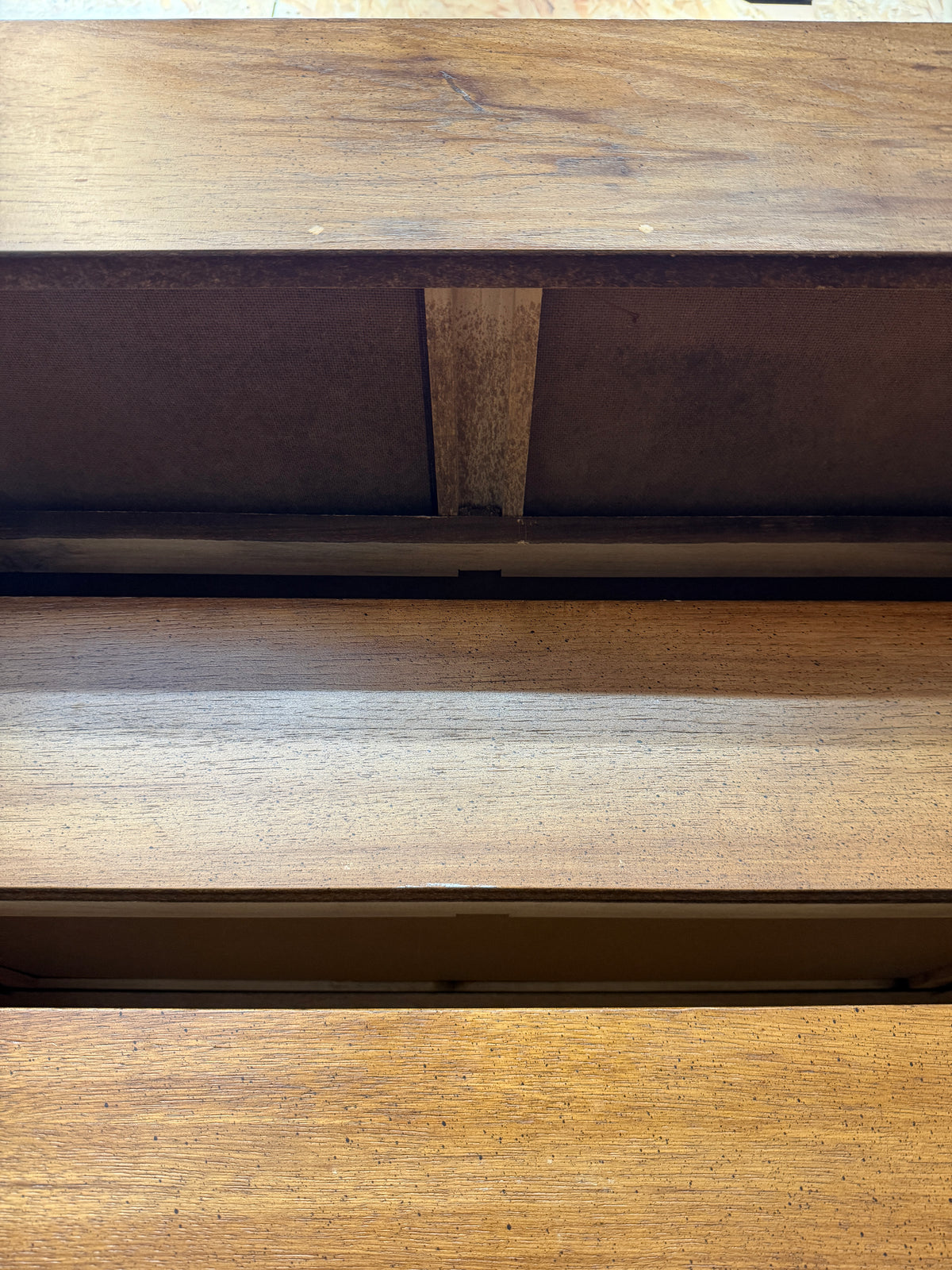 Vintage Oak Gentleman's Chest with Doors and Drawers #2612