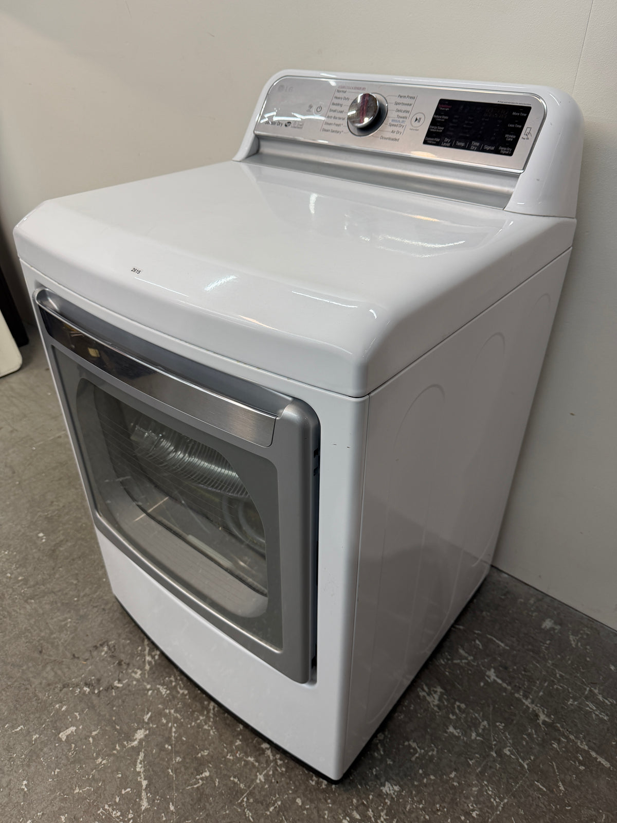 LG Electric Dryer with Sensor Dry and TurboSteam #2615