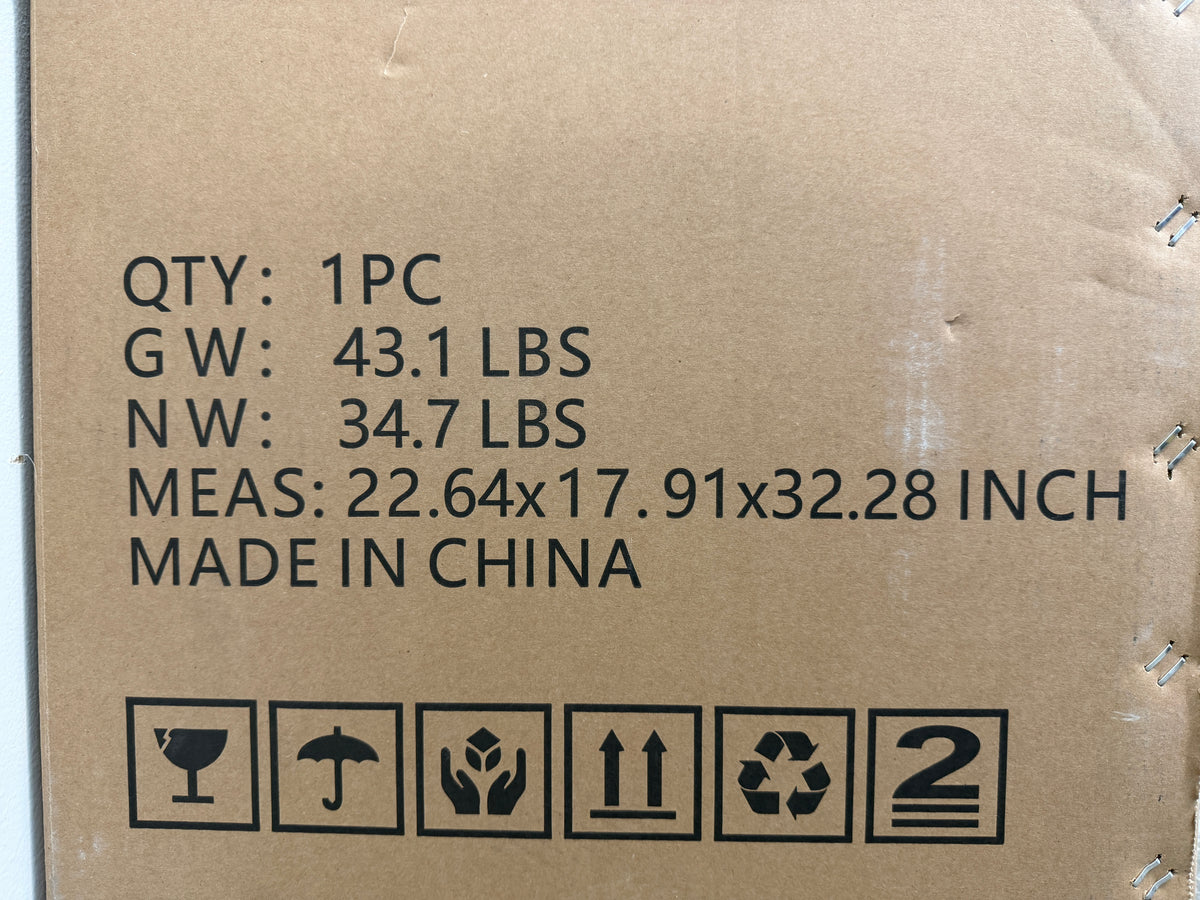 Hanai Black Compact Chest Freezer, Boxed #2616