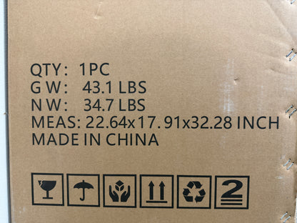 Hanai Black Compact Chest Freezer, Boxed #2616