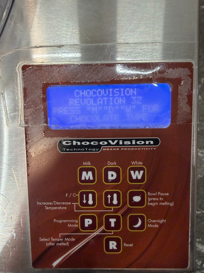 ChocoVision Revolation 3Z Chocolate Tempering Machine #2635