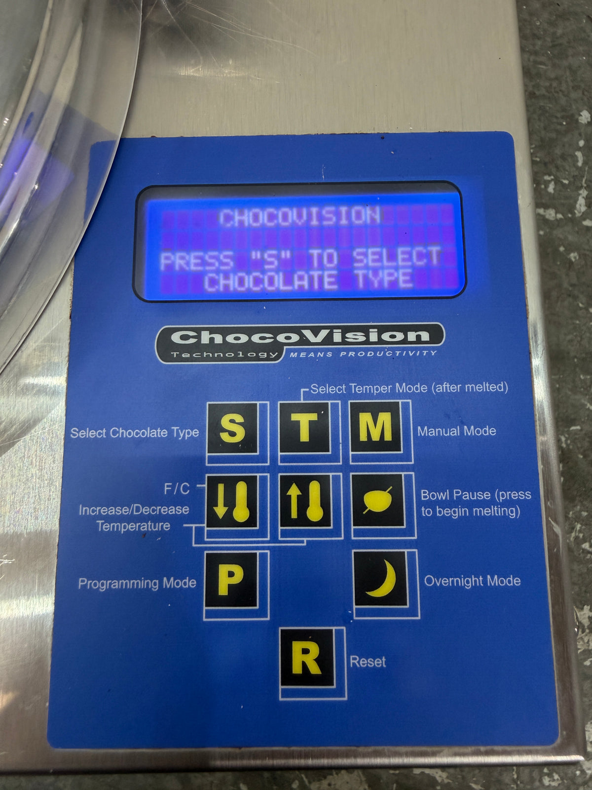 ChocoVision Revolation Delta Chocolate Tempering Machine #2638