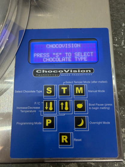 ChocoVision Revolation Delta Chocolate Tempering Machine #2638