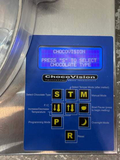 ChocoVision Revolation Delta Chocolate Tempering Machine #2640