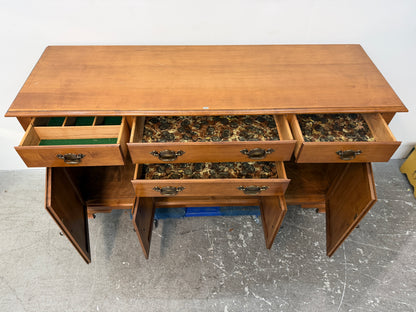 Tell City Young Republic Maple China Hutch and Buffet #2644