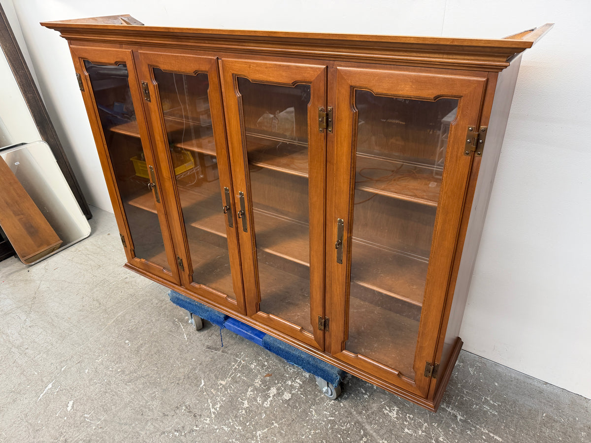 Tell City Young Republic Maple China Hutch and Buffet #2644