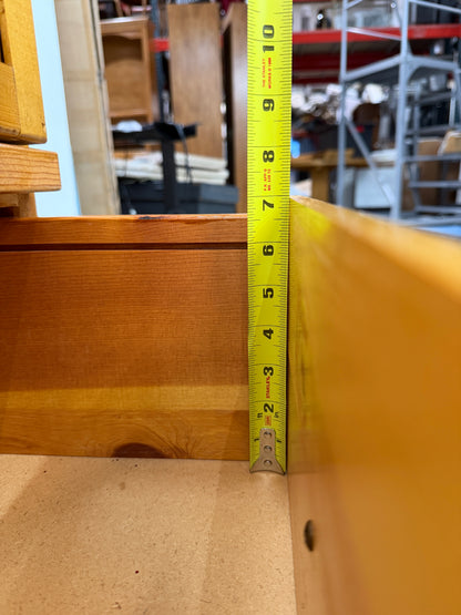 Knotty Pine Two-Door Cabinet with Three Drawers #2647