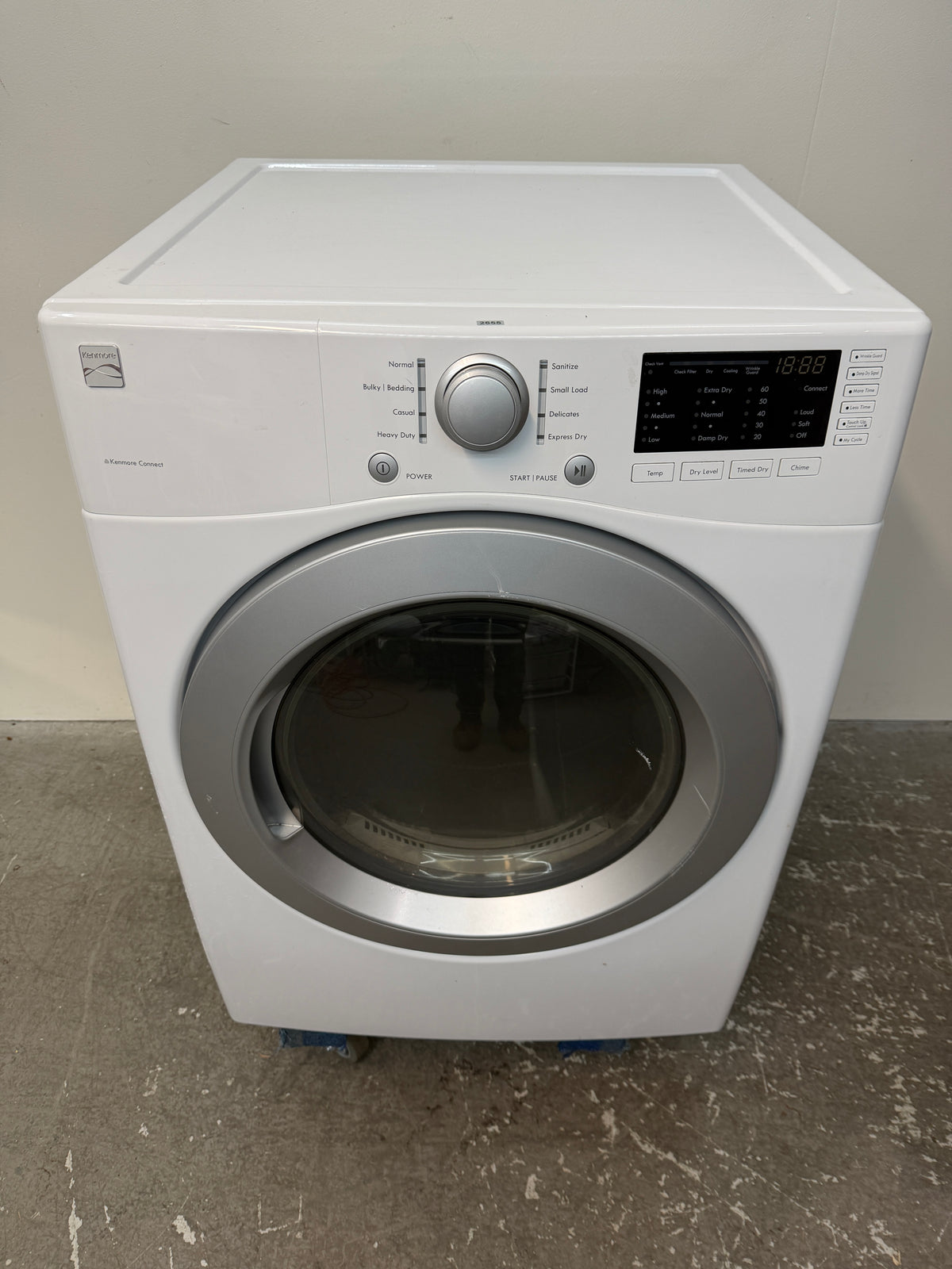 Kenmore Connect Front Load Dryer with Sensor Dry #2655