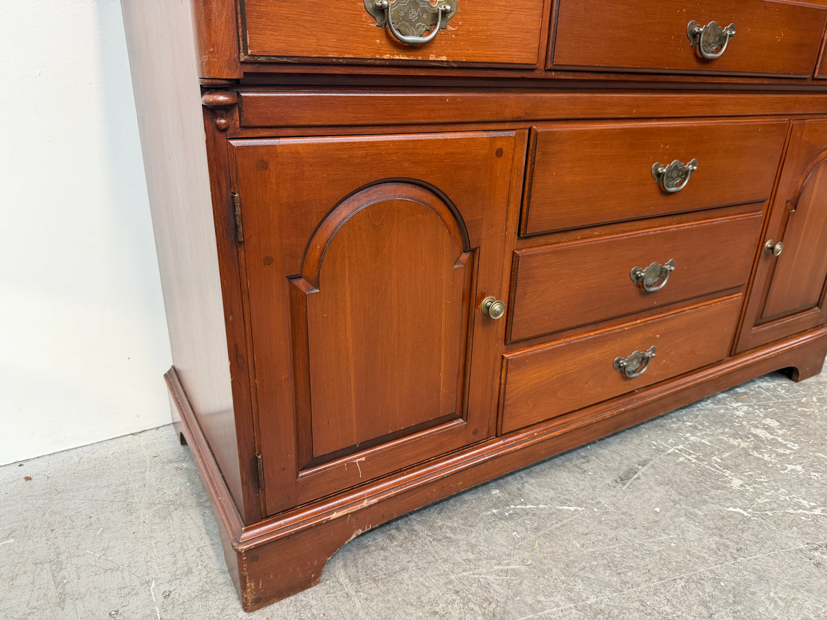 Pennsylvania House Cherry China Hutch with Glass Doors #2665