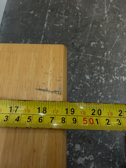 Natural Wood Mission Style Two-Shelf Stand #2679