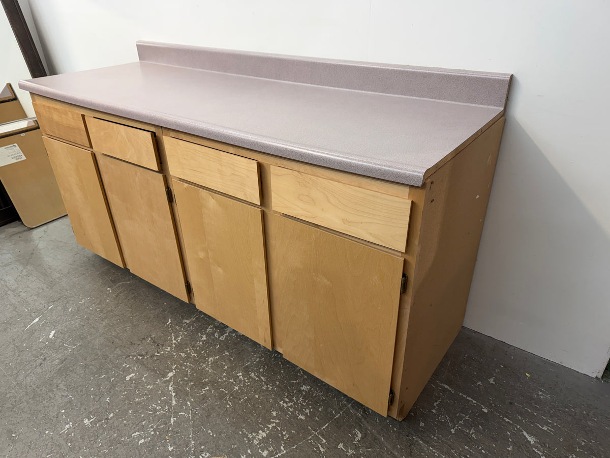 Western Cabinet Birch Base Cabinets with Laminate Countertop #2680