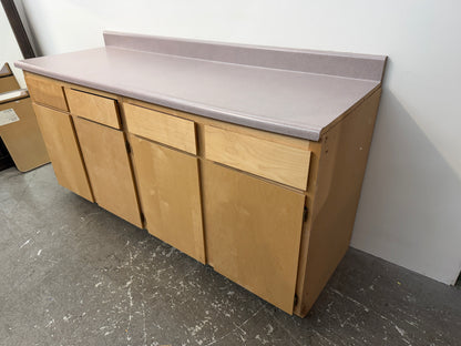 Western Cabinet Birch Base Cabinets with Laminate Countertop #2680