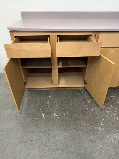 Western Cabinet Birch Base Cabinets with Laminate Countertop #2680