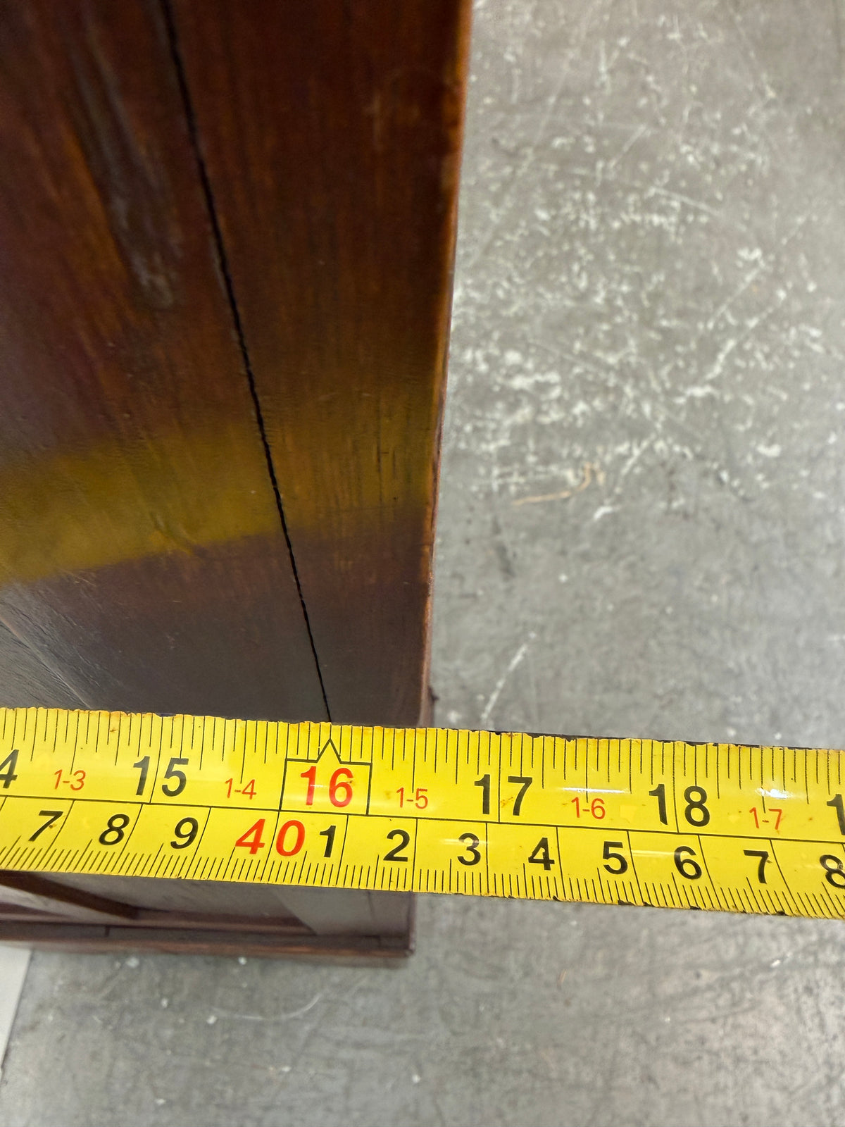 Antique Oak Two-Door Glass Bookcase with Carved Cornice #2682